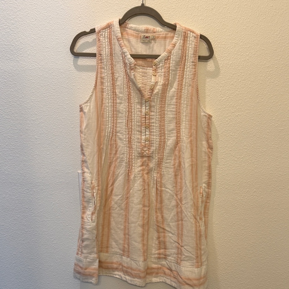 Faherty Dream Cotton Gauze Isha Dress